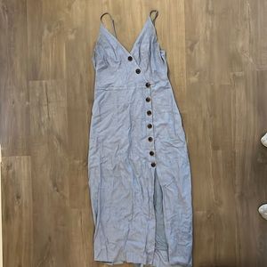 Amazingly comfortable linen, ankle-length urban outfitters dress!!